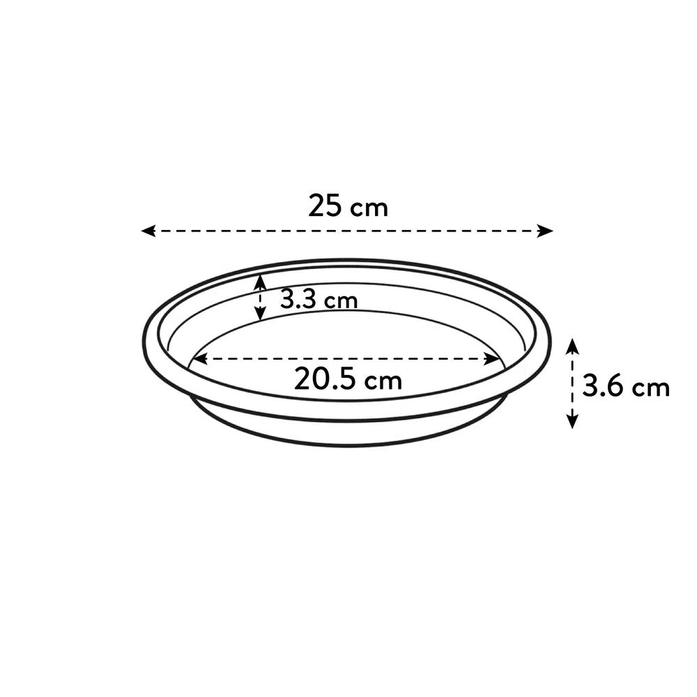 Soucoupe Universelle Ronde 25